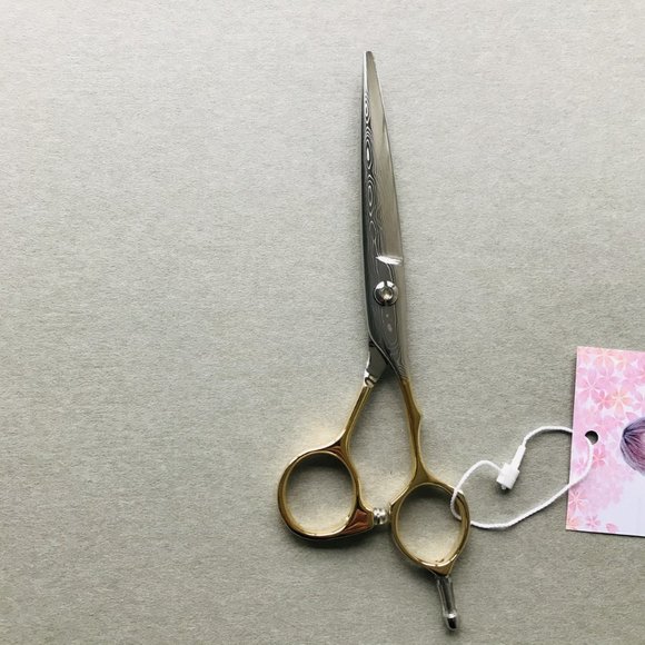 Matsuzaki Scissors Jr.SHIHOU Gold,Damascus,New Model, 3Y- Warranty Made … - Picture 2 of 10